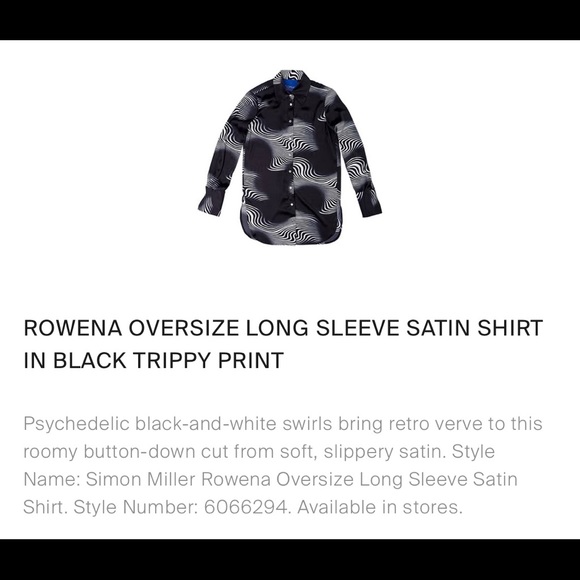 COPY - Simon Miller rowena oversize long sleeve - Picture 6 of 6